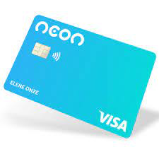 Cartão de crédito neon